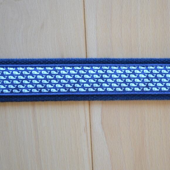 NWT Vineyard Vines Blue Whale Belt Size 34 - Picture 1 of 5